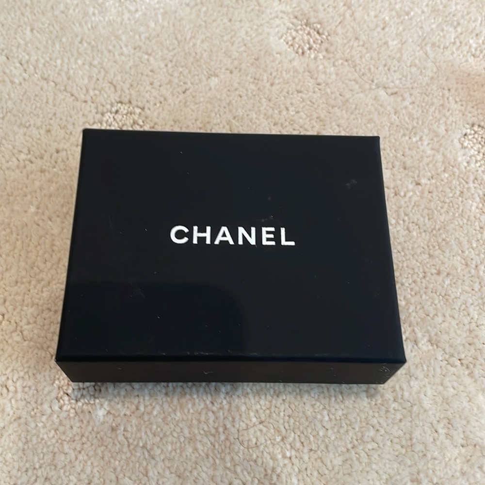 Chanel Black Velvet Jewelry Box